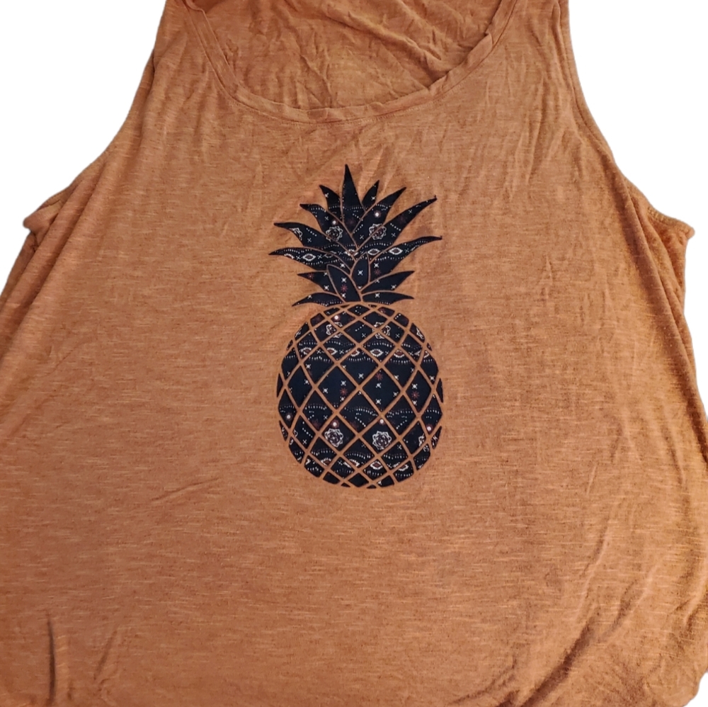 Maurices Pineapple sleeveless top XL
